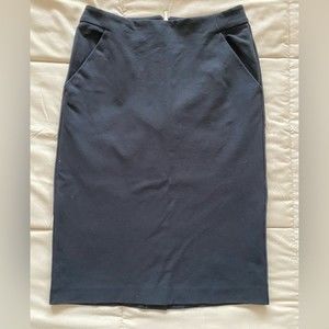 a new day Ponte Pencil Skirt Ebony Black sz 2